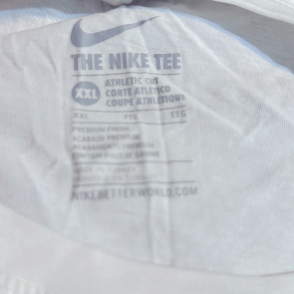 Nike t-shirt XXL White & Blue - Picture 5 of 5
